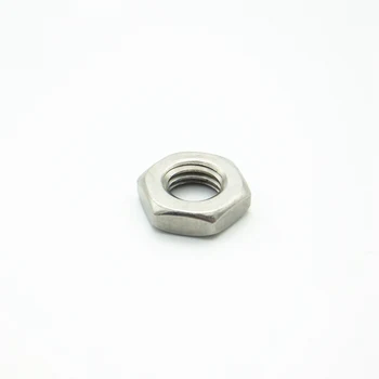 

10PCS M6 M8 M10 304 Stainless Steel Metric Thread Left-Handed Thin Hex Nut Left Hand Nut Fastener