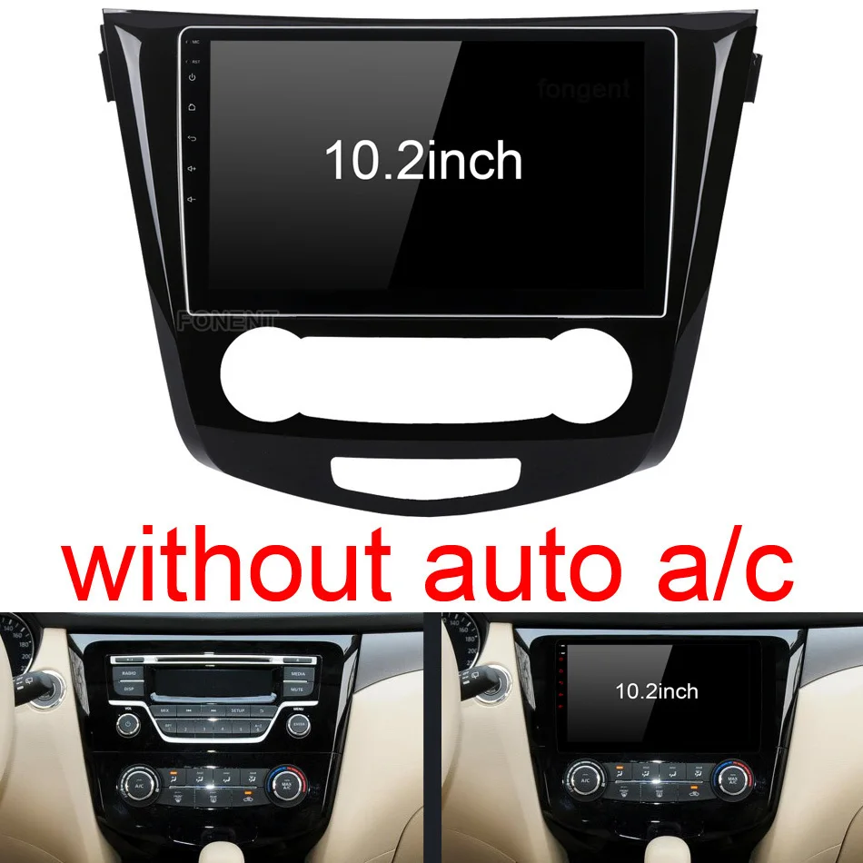 Excellent 10.2" Android 8.0 Car Multimedia Player for Nissan X-Trail Qashqail 2014 -2017 Auto GPS Glonass Navigation Smart System DVR PC 3