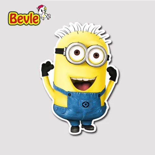 

Bevle 9532 Despicable Me Minions Waterproof Fashion Cool Stickers Laptop Luggage Fashion Car Graffiti Cartoon 3M Sticker