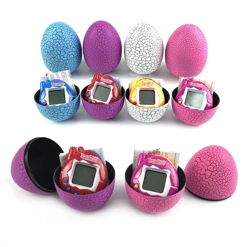 

Multi-colors Dinosaur egg Virtual Cyber Digital Pet Game Toy Tamagotchis Digital Electronic E-Pet Christmas Gifts for Children