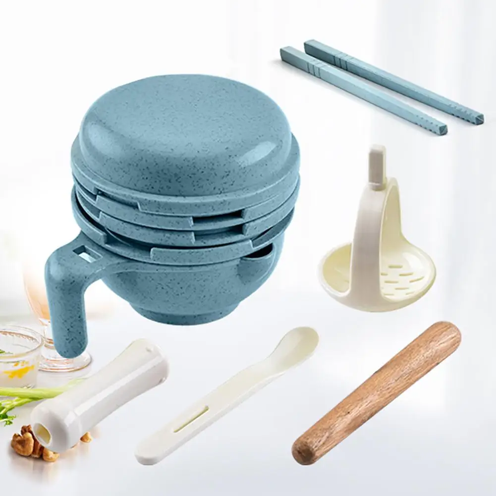 Portable Food Masher Baby Feeder Smasher Supplement Bowl Vegetable