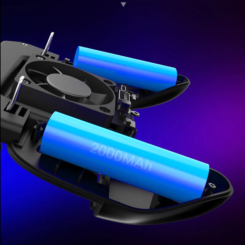 Cool Mobile Phone Cooling Pad Gaming Cooler Radiator Mute Fan Heatsink With Phone Stand Holder Portable Rechargeable Power Bank