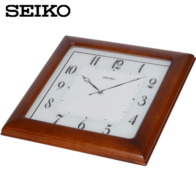 Total 84+ imagen seiko quartz wall clock square Thptnganamst.edu.vn