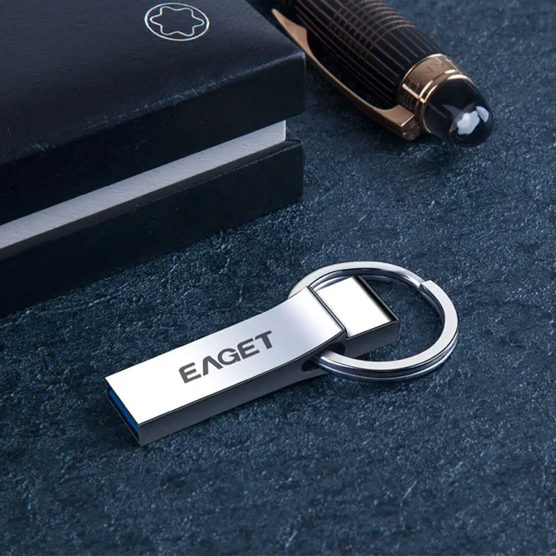 Eaget U90 Usb 3,0 Usb флеш-накопители ручка-накопитель модный мини металлический водонепроницаемый Usb3.0