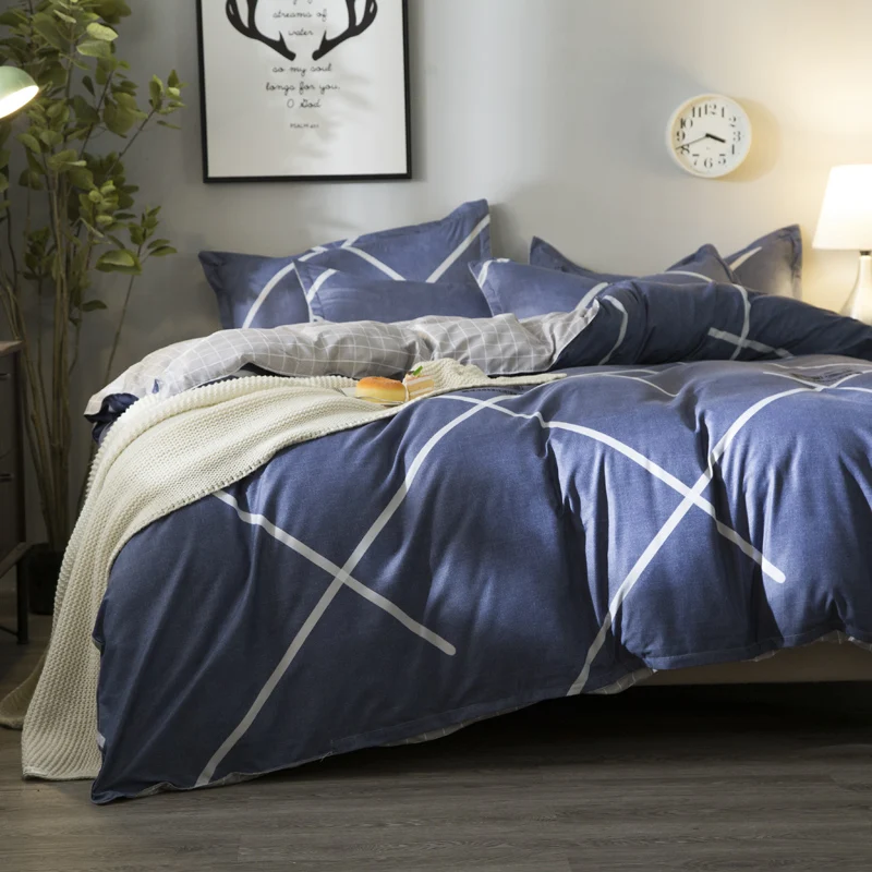 

Fashion Bedding Sets Luxury Bed Linen Fashion Simple Style Bedding Set Winter Full King Twin Queen Without Comforter