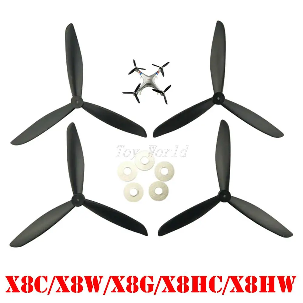 

SYMA X8 X8C X8G X8W X8HC X8HW axis aircraft parts black Upgraded version propeller blades Drone spare parts Blade RC Quadcopter