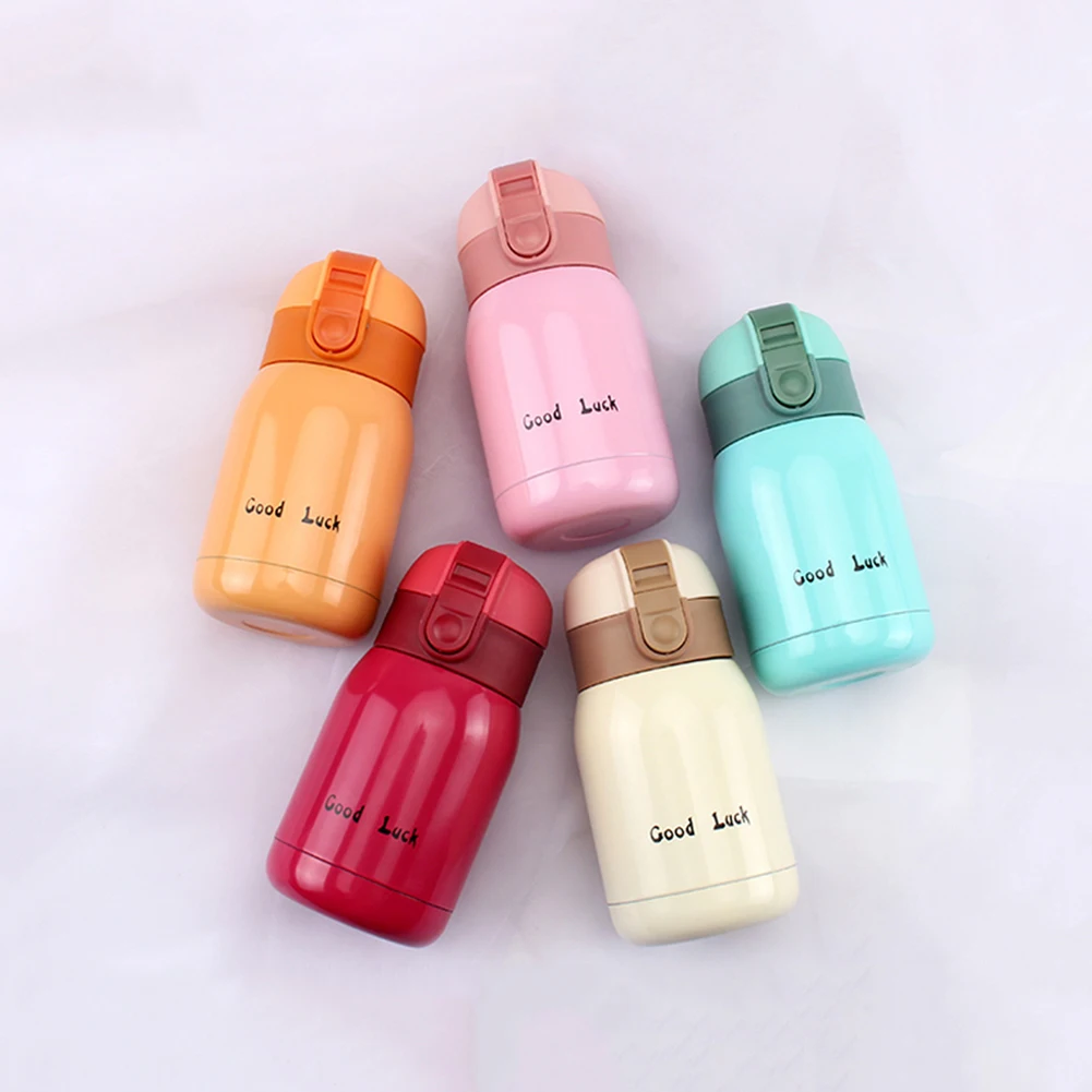 

Cute Mini Kids Thermos Cup Bottle Stainless Steel Thermo Cup Vacuum Flask Coffee Mugs Children School Thermal Bottle 200/360ml