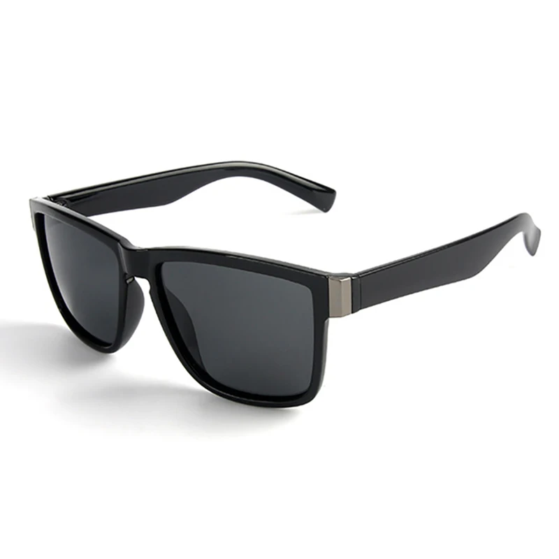 Классические ретро квадратные поляризованные солнцезащитные очки мужские очки для вождения черная оправа очки для рыбалки и вождения мужские солнцезащитные очки Oculos