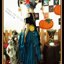 Бархатный костюм для танца живота чоли с коротким рукавом Топ FB16-FB21