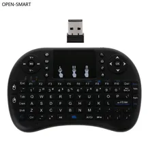 OPEN SMART English 2 4GHz Wireless i8 Keyboard Touchpad Fly Air Mouse For Android TV PS3