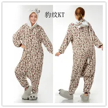 Для мужчин и женщин с изображением леопарда из мультфильма Свободные Комбинезоны для взрослых в виде животных пижамы-комбинезоны пижамы C370 S/M/L/XL