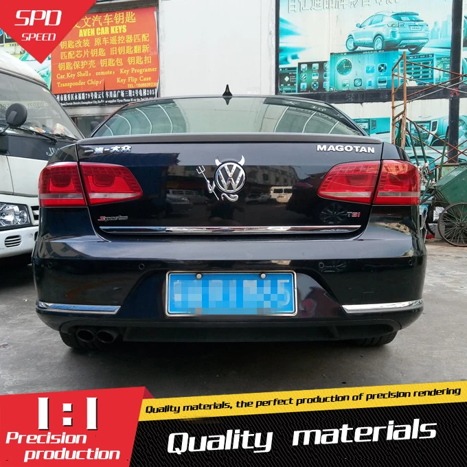 Для Passat B7 спойлер Magotan ABS Материал заднего крыла первоклассника Цвет задний спойлер для Volkswagen Passat B7 спойлер 2013