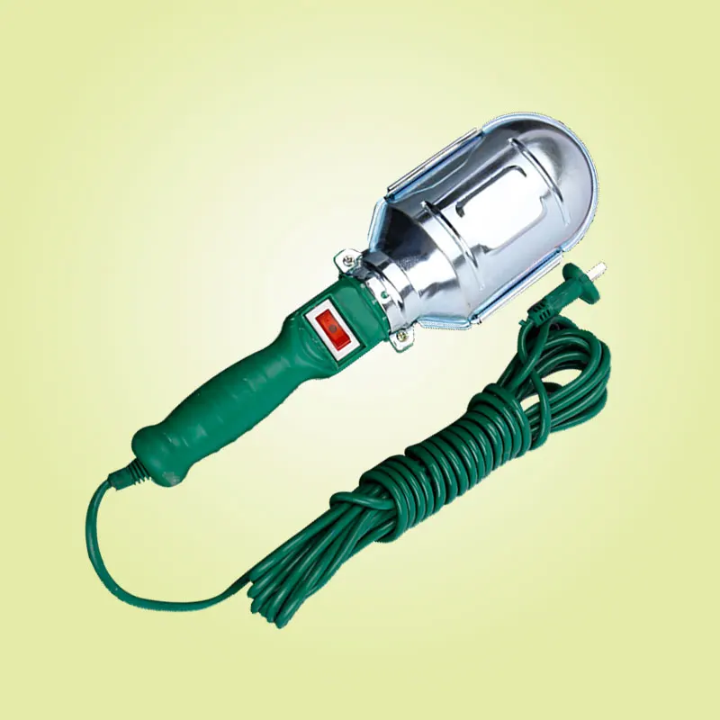 

220V Handheld Inspection Lamp Work Light US Plug For Car Garage Loft Workshop