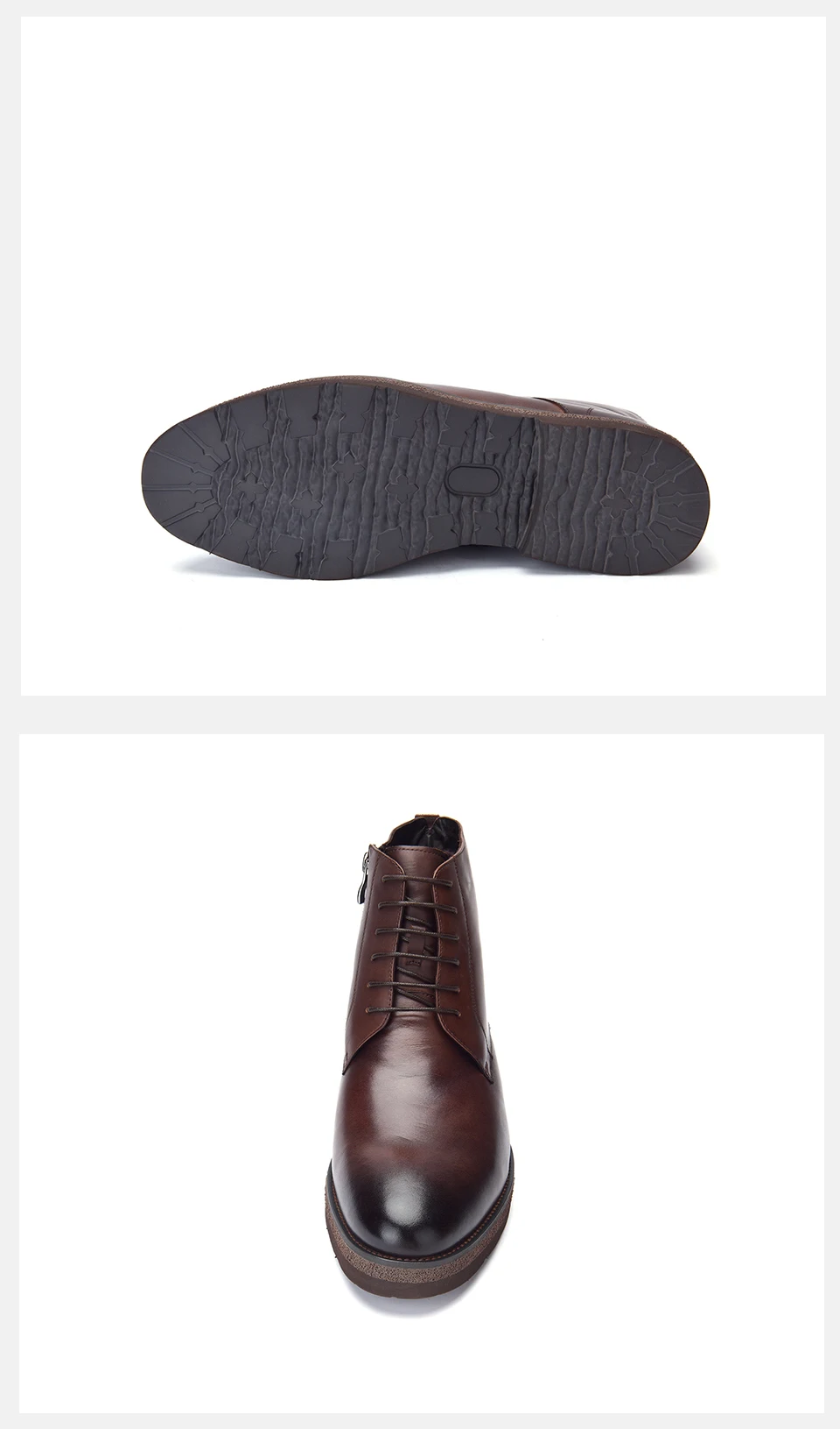 Jackmiller/зимние мужские ботинки из коровьей кожи Мужские классические ботинки коричневого цвета с шерстяной подкладкой теплые мужские ботильоны на шнуровке Большие размеры 40-44