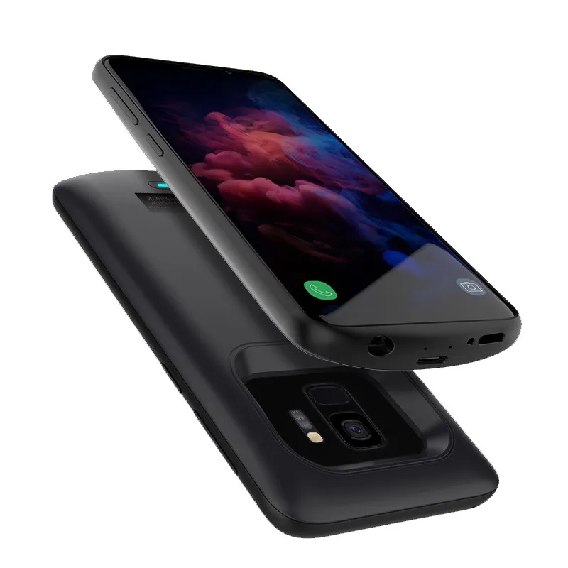

4700mAh Battery Charger Case for Samsung S9 5200mAh Rechargeable External Backup Charger Case for S9 Plus Charging Battery Case