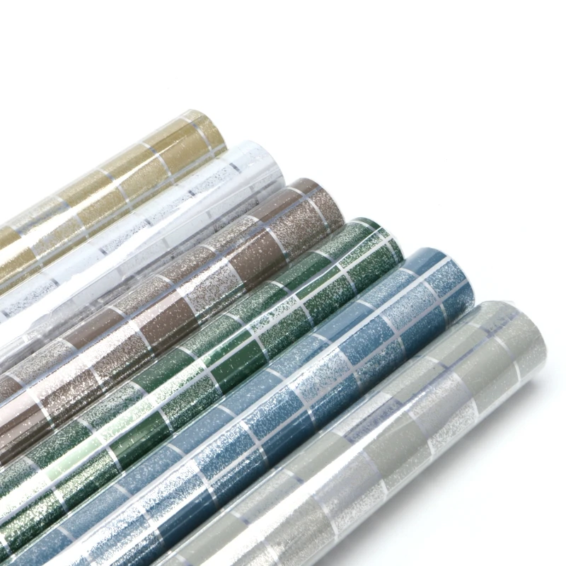

Self-Adhesive Wallpaper 2m Kitchen Mosaic Wall Sticker Waterproof Aluminum Foil #20/8