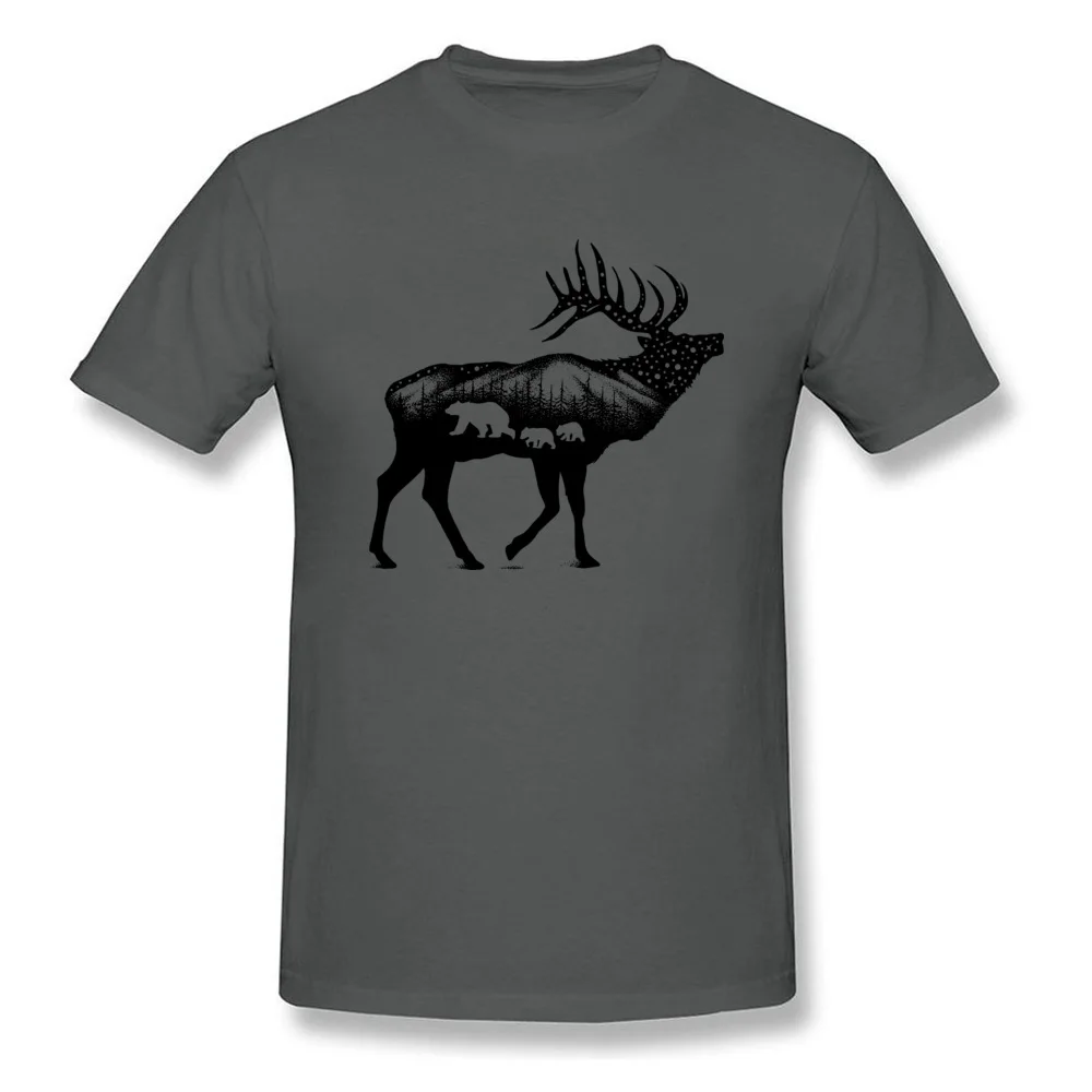 ELK 100% Cotton Fabric Tshirts for Boys Short Sleeve Cool Tops T Shirt Graphic Summer O Neck T-Shirt Normal Wholesale ELK carbon