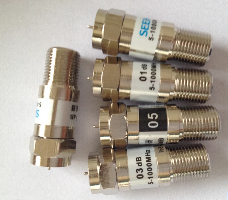 British F F head first RF attenuator coaxial fixed attenuators