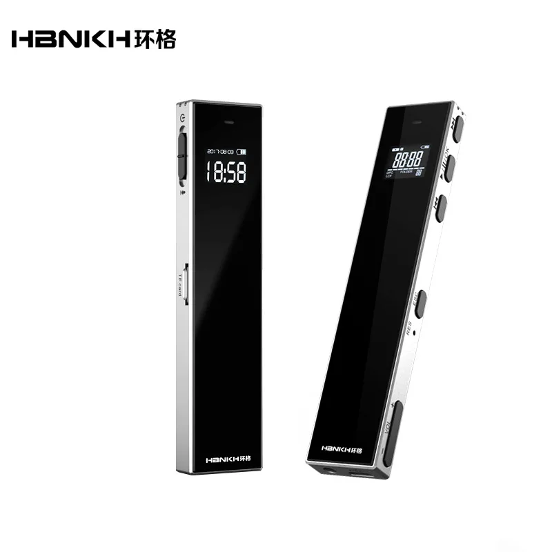 

New Professional Recording Pen Support 64G Expansion Card HD Noise Reduction Digital Audio Voice Recorder Loudspeaker MP3 Mini
