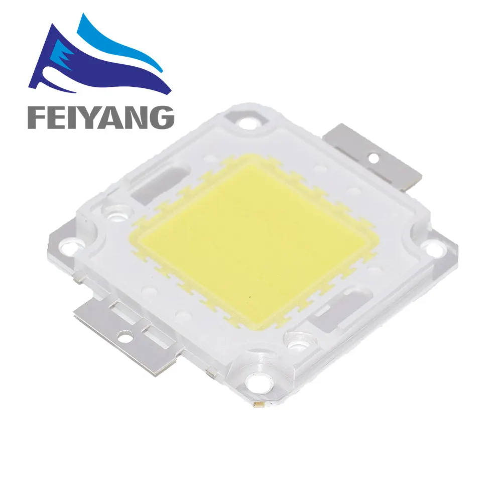 

10PCS 10W 20W 30W 50W 100W White/Warm white LED CHIP Integrated High Power Lamp Beads 24*44mil 32V-34V 3200K-6500K 600-3000MA
