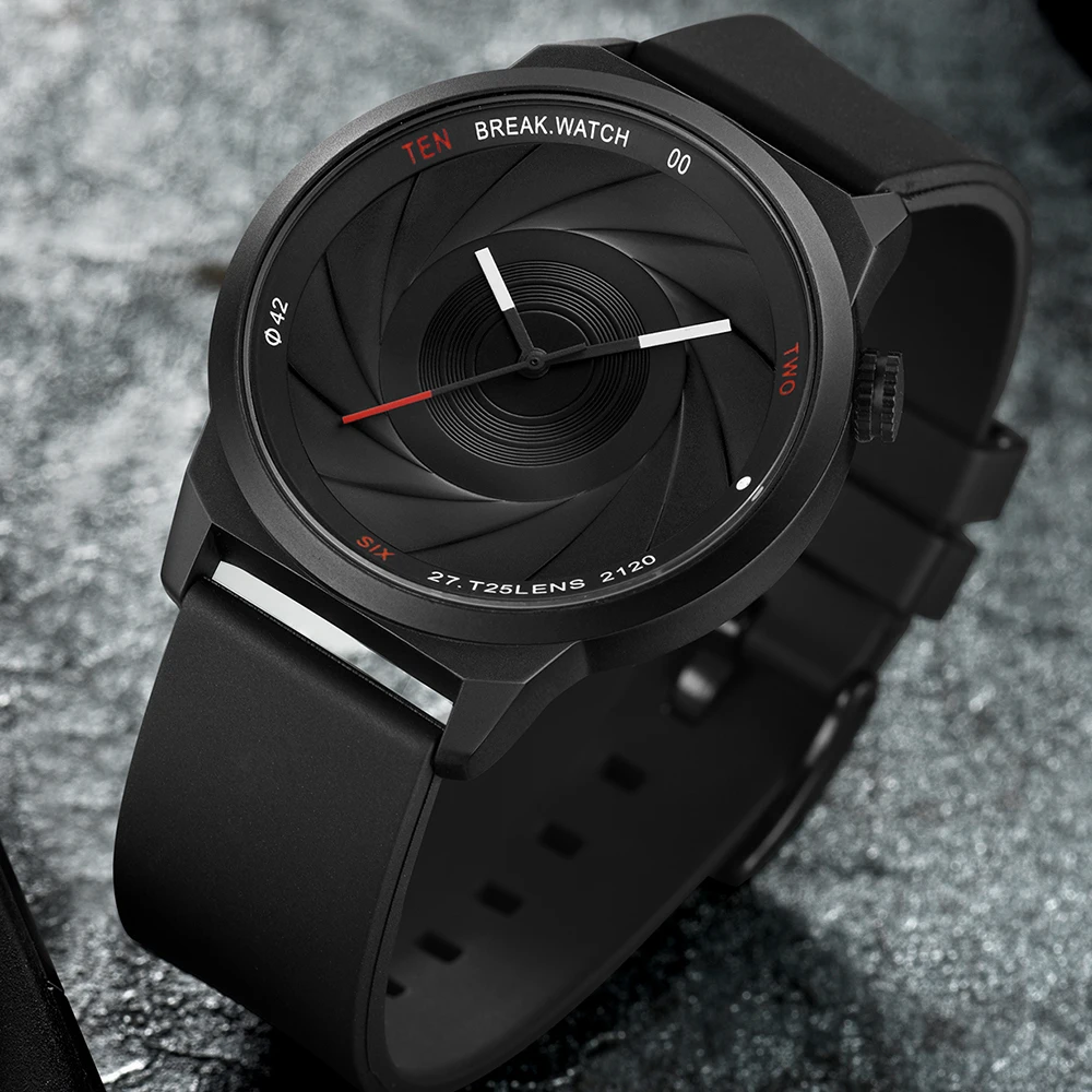BREAK Mens Watches Top Brand Luxury Sports Quartz-Watch Rubber Male Clock Men Waterproof Wrist Watch Man Relogio Masculino 2018 BREAK Mens Watches Top Brand Luxury Sports Quartz-Watch Rubber Male Clock Men Waterproof Wrist Watch Man Relogio Masculino 2018