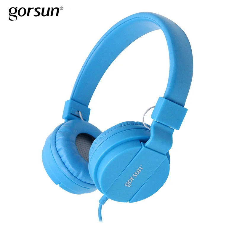 Original Gorsun GS 778 Foldable Stereo Wire Headphone 3 5mm Stretching Music Headphones Headset For Computer Phones Tablets