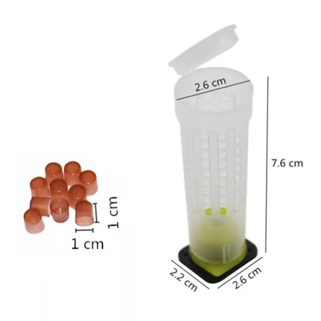 1 Beállított Méhész Szerszám Queen Tenyésztő Cupkit Rendszer Méhészőrző Box Cellák Nagyszerű Méhészeti Szerszámkészlet - Image 2