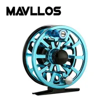 Mavllos бренд катушка 3 Нержавеющая сталь Подшипники ЧПУ Алюминий Катушки Рыболовные катушки 3/4 5/6 7/8wt Рыбалка снасти