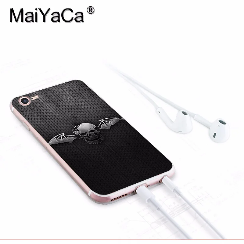 MaiYaCa Avenged Sevenfold роскошный резиновый чехол для телефона iphone 11 pro 8 7 66S Plus X 10 5s SE XS XR XS MAX Coque Shell