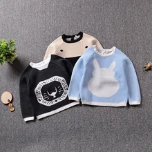 Свитера для мальчиков; осенне-весенняя одежда для маленьких девочек; теплые свитера с рисунком медведя; Новые пуловеры для детей; Верхняя одежда; Детский свитер; От 1 до 5 лет