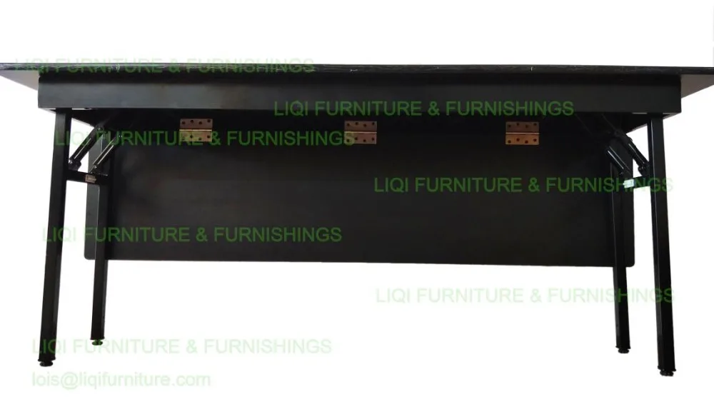 High quality strong folding conference table with front modesty size can be customized