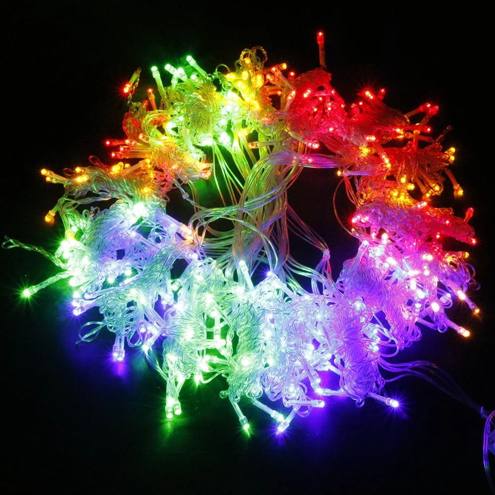 4.5*3Meter 300leds Curtain LED String Lights New Year Christmas Garlands Fairy Party Garden Wedding Decoration fairy 4 Colors LH
