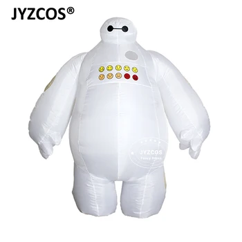 

Halloween Funny Big Hero Adults Inflatable Baymax Costume for Women Men 2m Tall Fancy Suit Mascot Cosplay Outfit for Christmas