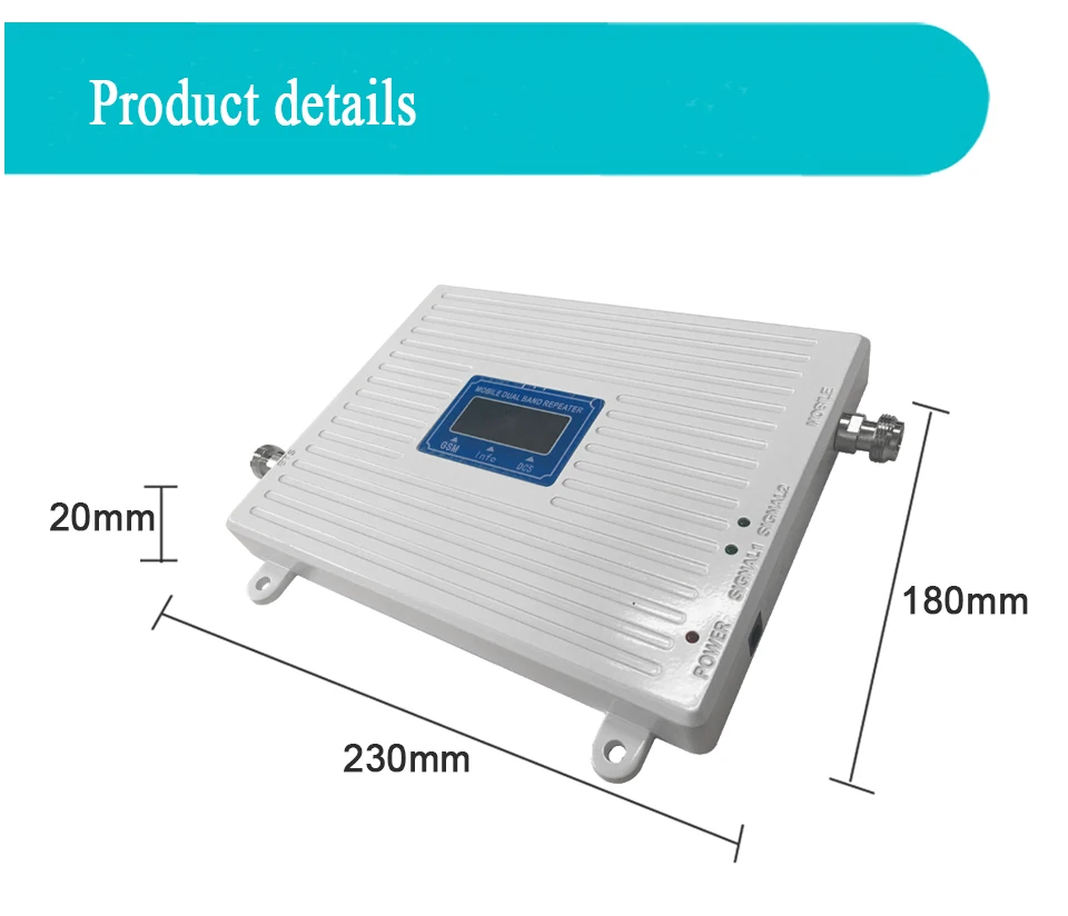 4G 2G 900 1800 МГц двухдиапазонный повторитель сотового телефона GSM DCS LTE усилитель сигнала мобильного телефона