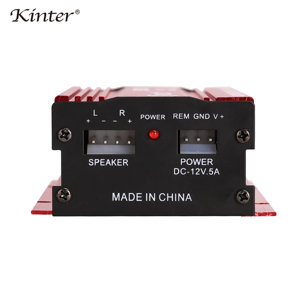 Kinter MA-150 мини-усилитель аудио 20 Вт DC 12 В Входная мощность 2,0 канальный hifi стерео звук динамик использовать в автомобиле мотоцикла