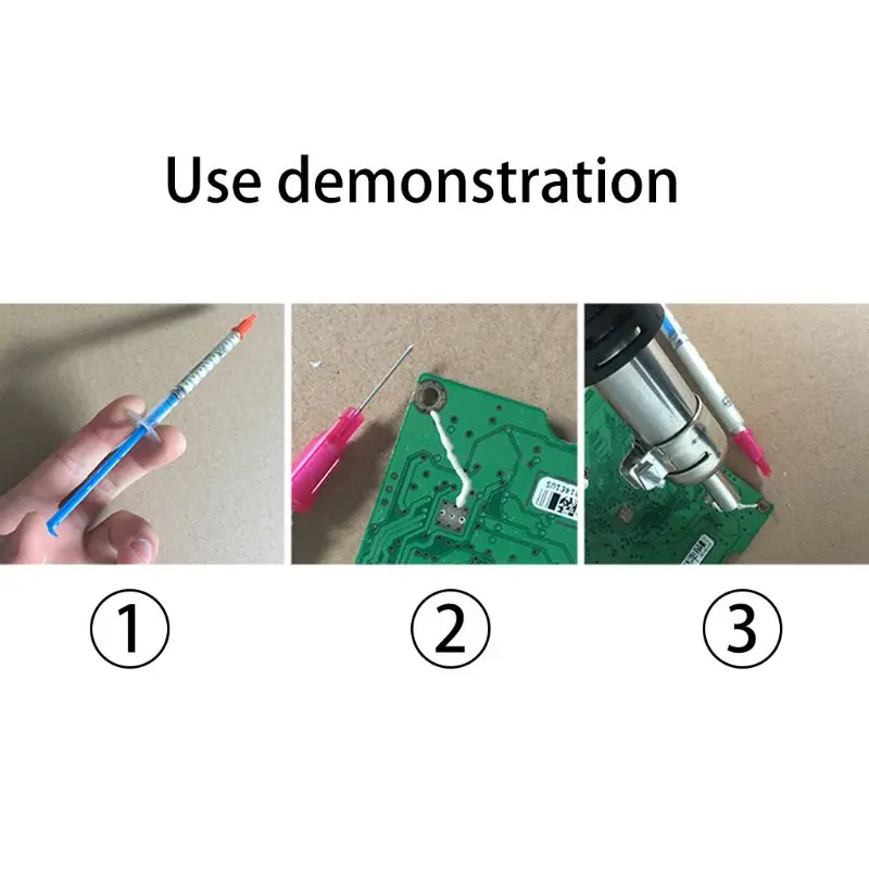 3 шт 0,2 мл Серебряный проводящий клей провода электрически паста клей PCB ремонт краски