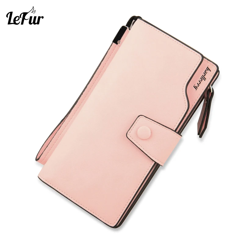 

LEFUR Brand Wallet Women Top Quality Leather Wallets Female Multifunction Purse Long Big Capacity Purse Card Holders