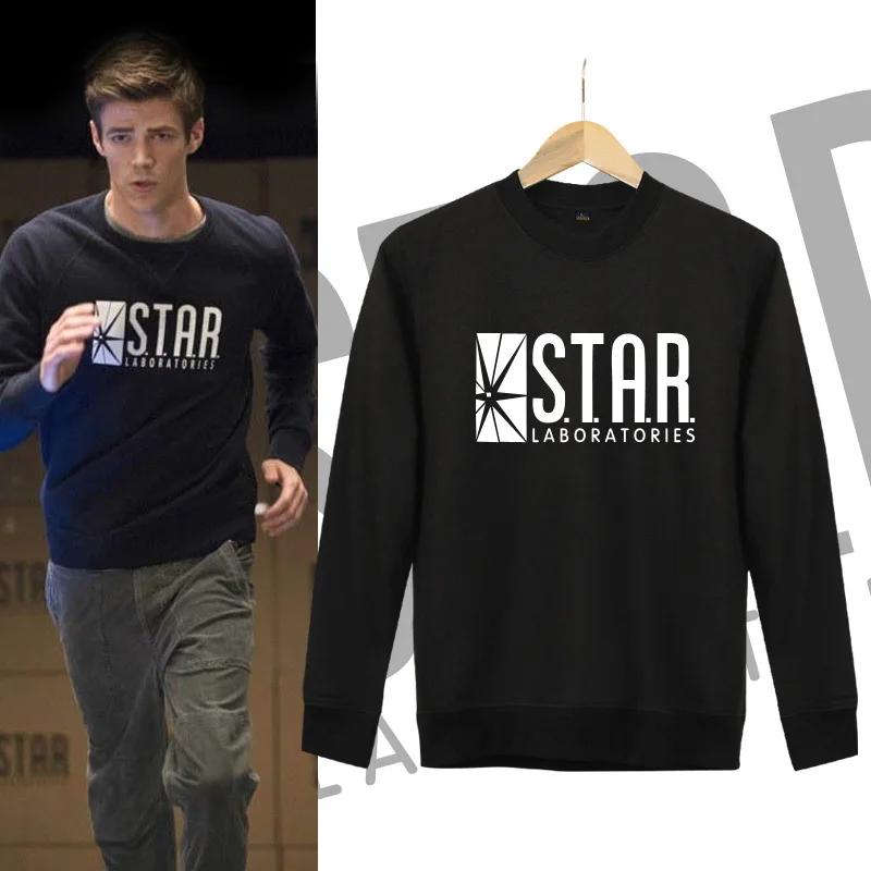 Barry allen star labs sweatshirt Clearance