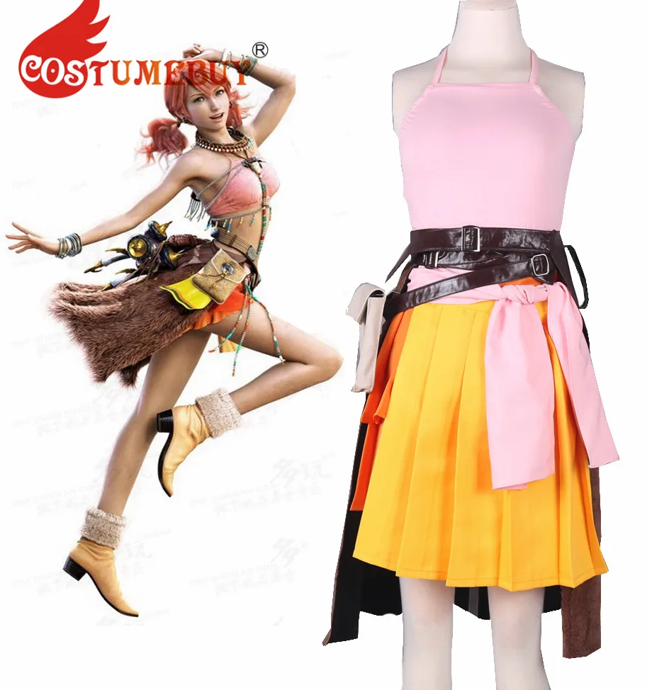 Costumebuy Game Final Fantasy Xiii Oerba Dia Vanille Cosplay Costume Adult Girls Halloween Suit L9 Anime Costumes Aliexpress