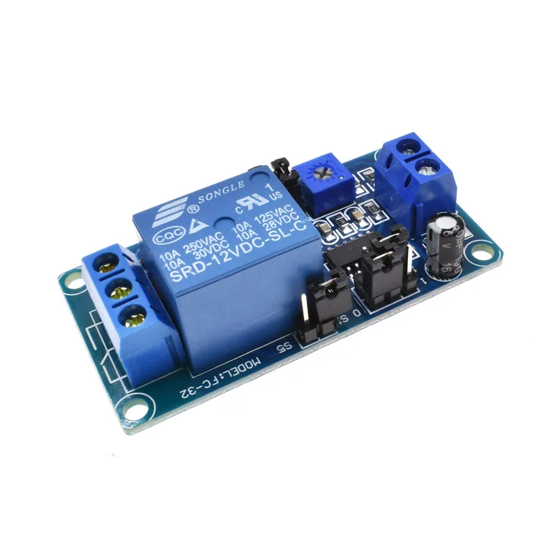 DC 12 V задержка реле задержки включения/задержки выключения модуля с таймером|turn