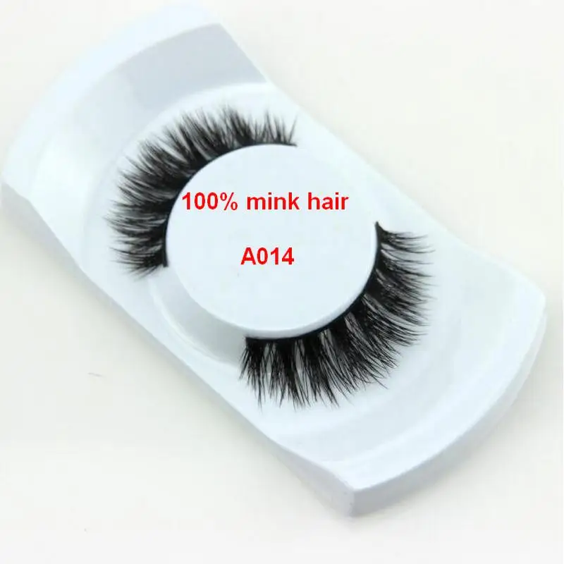 NEW 3D Fashion Bushy Cross Natural False Eyelashes Mink hair Handmade Eye Lashes Beauty Tools Makeup Extension 014