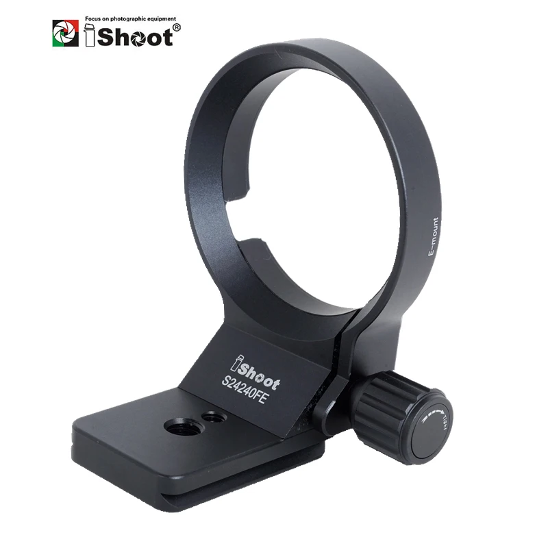 iShoot Lens Collar Tripod Mount Ring Support Bracket for Sony FE 24-240mm F3.5-6.3 OSS Lens with AS standard Quick Release Plate
