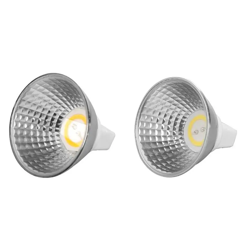 Led Night Bulb MR16 COB2020 LED Bulb AC/DC12V 5W GU5.3 Replace Light for Halogen Spotlight 38 Degrees LED Bulb Home Decor