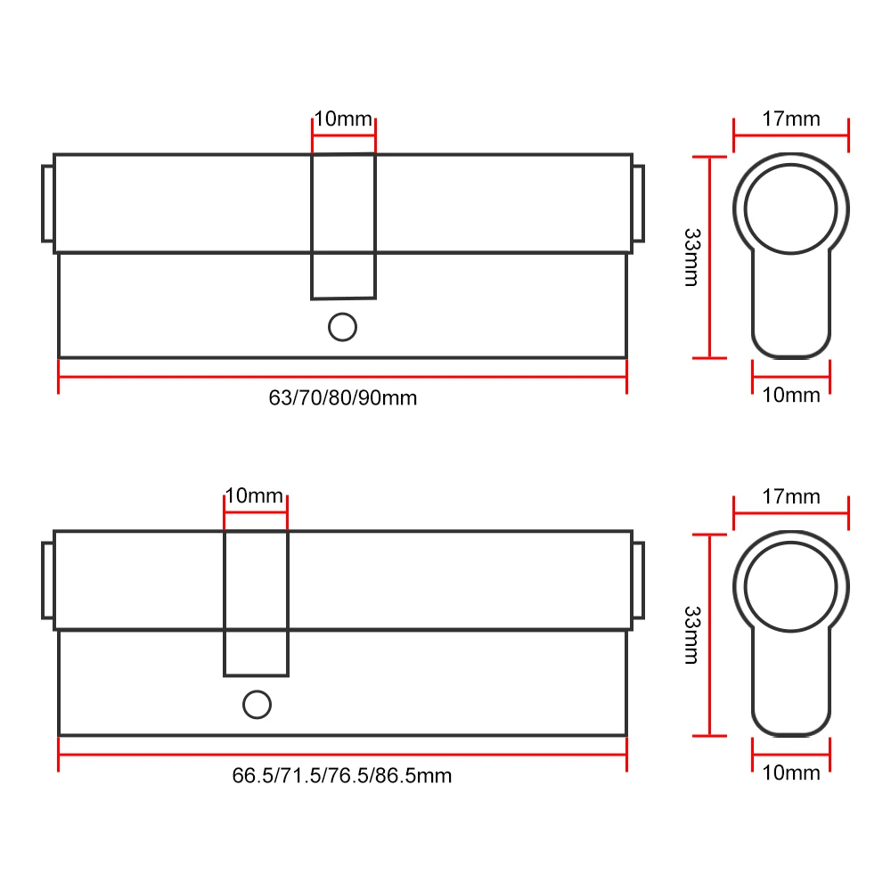 Вход Европа stander 63 66,5 70 80 90 мм цилиндр замка AB ключ Противоугонная Чистая латунь ворота дверной замок ручка спальня Расширенный