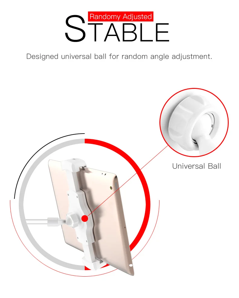 Flexible Long Arm lazy Phone Tablet Holder (3)