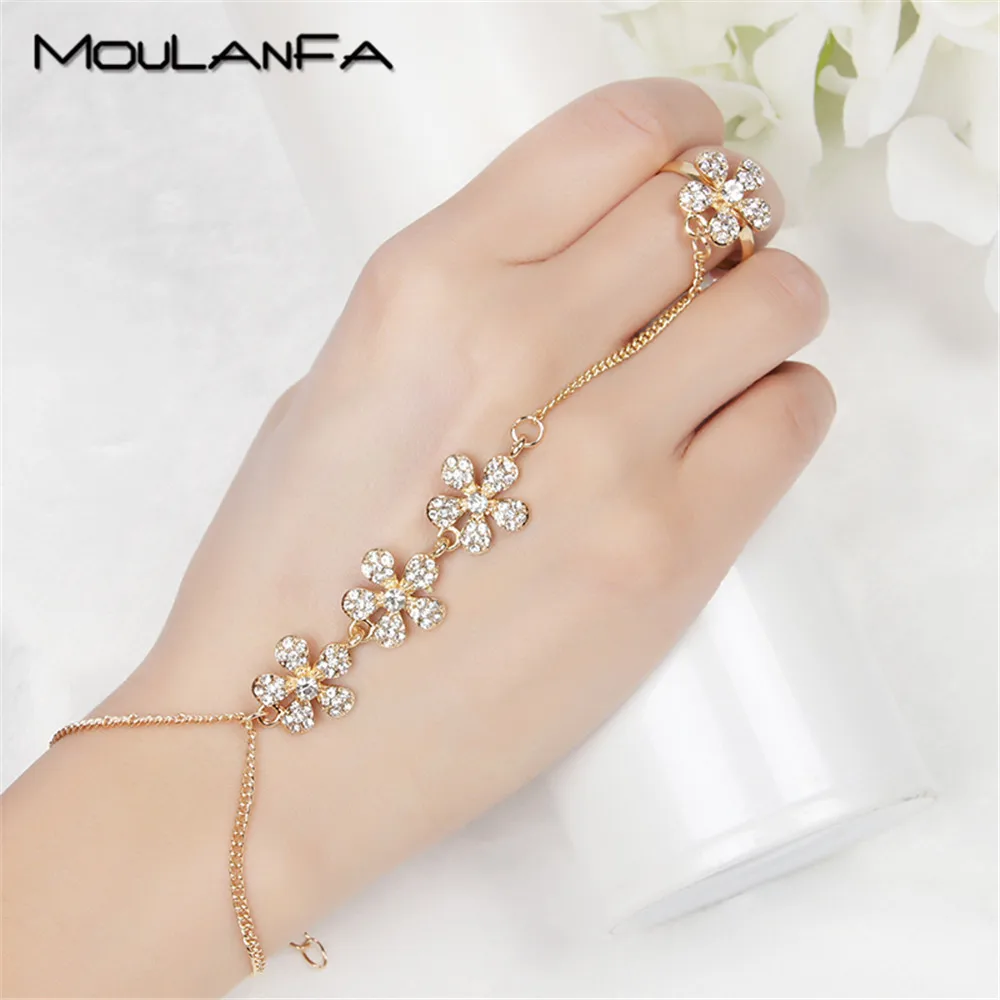 finger bracelet gold