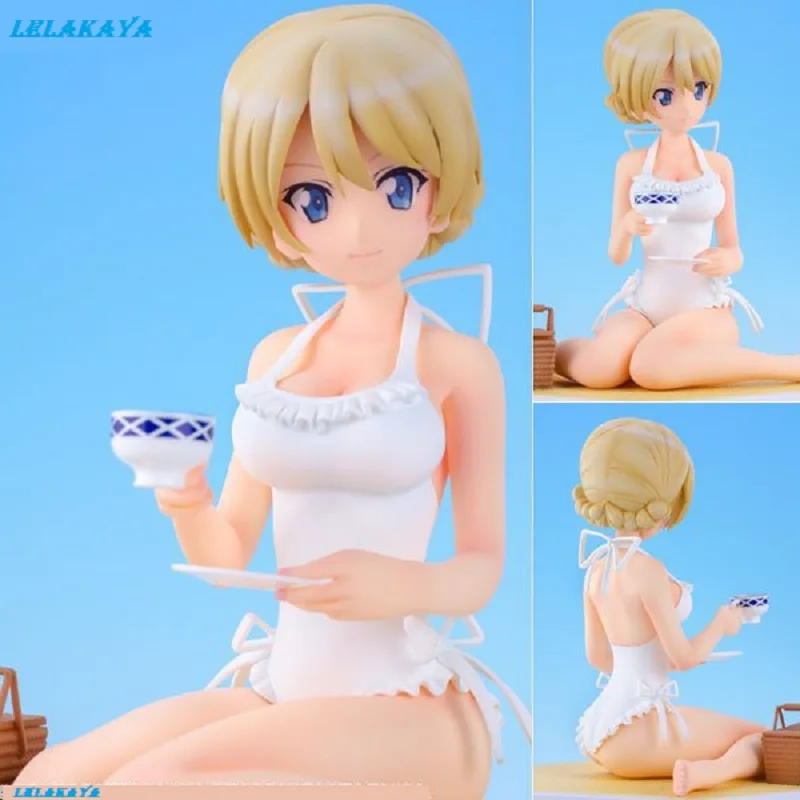 

Japanese Anime sexy cute girl Darjeeling Wave Beach und panzer Queens Action Figure PVC Collection Model toys christmas gift