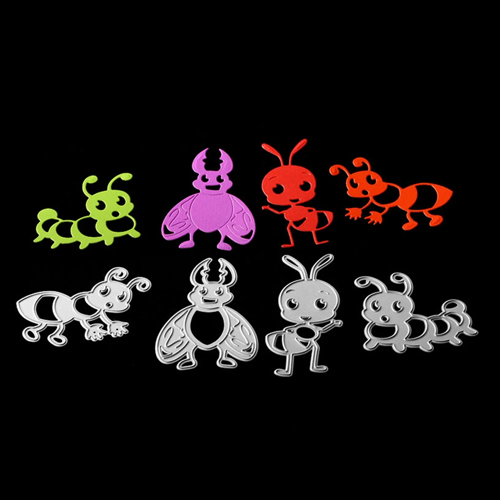 

Ladybug Bee Insect Metal Cutting Dies Scrapbooking Ants Craft Dies DIY Metal Cutting Stencil Dies Embossing DIY Paper Cards