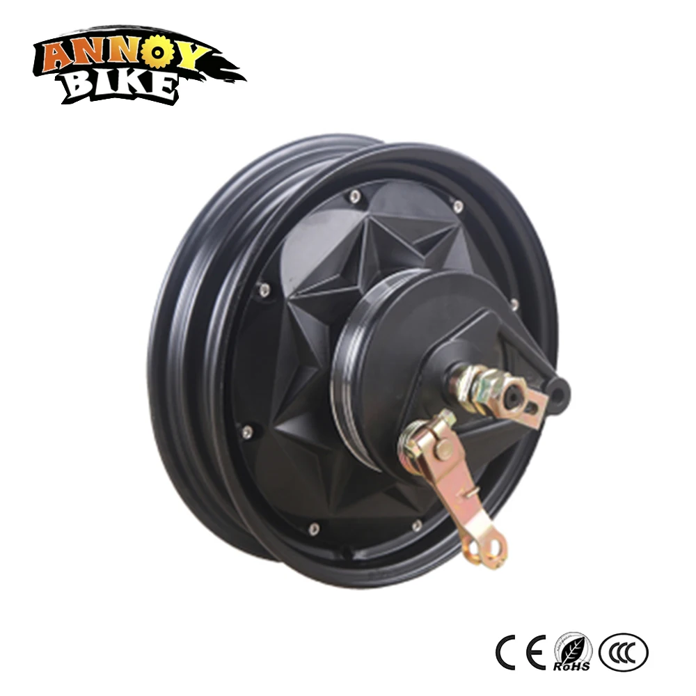 Perfect ANNOYBIKE 10 inch Motor 800W1000W1200W Motor Wheel Electric Disc Breke Drum Brake Modification Electric Bicicleta Electrica 1