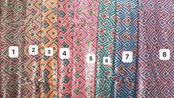 

Sparkly Embroidery Mesh Lace with Sequins Fabric 5Yards High Quality